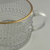 تصویر فنجان لته وانیا لب طلا 