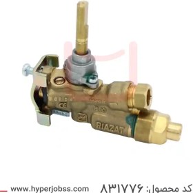 تصویر شیر اجاق گاز رومیزی 90 درجه ریاضت thermocouple valve 90 degree riazat