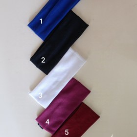 تصویر هدبند مخمل کبریتی - ده 