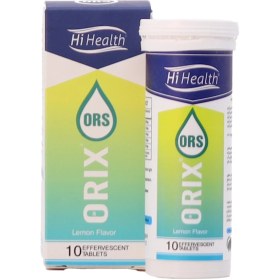 تصویر قرص جوشان اوریکس او آر اس‌ های هلث 10 عدد Hi Health Orix ORS 10 Effervescent Tablets