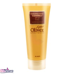 تصویر کرم ضد آفتاب رنگی کاورکس الیوکس SPF50 Olivex Coverex Tinted Sunscreen Cream SPF50