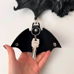 تصویر جا کلیدی چرمی بتمن 