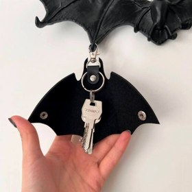 تصویر جا کلیدی چرمی بتمن 