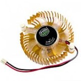 تصویر فن کارت گرافیک طلایی GOLD GRAPHIC COOLING FAN