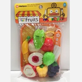 تصویر اسباب بازی مدل ست میوه طرح برشی کد 3069/37 