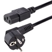 تصویر کابل برق 3 پین کیس و مانیتور 