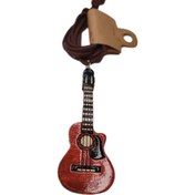 تصویر گردنبند چوبی گیتار برقی کد1 
