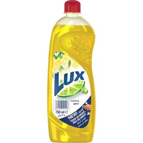 تصویر مایع ظرفشویی دستی لوکس با رایحه لیمو 750 میل Lux Dishwashing Liquid Lemon 