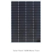 تصویر پنل خورشیدی 160 وات مونو کریستال برند تیسو پلاس Tiso+ 