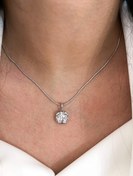 تصویر گردنبند الماسی سیلور ژوپینگ 
