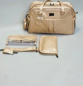 تصویر ساک لوازم چرم چین دار کوکالو - رز گلد 