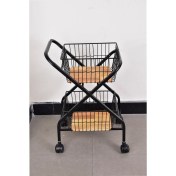 تصویر سبد سیب زمینی و پیاز یونیک مدل دو طبقه کد 2944 