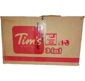 تصویر کافی میکس Tim's تیمز 3 در 1 عمده 12 بسته 20 عددی 