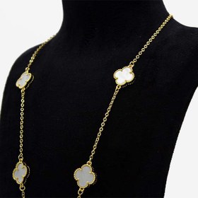 تصویر گردنبند ونکلیف ۵ گل Necklace Vancleef 