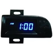 تصویر ساعت دیجیتال سمند با LCD آبی 