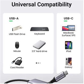 تصویر هاب چهار پورت USB 3.0 به USB 3.0 یوگرین مدل CM473 20805 ا Hub UGREEN USB 3.0 CM473 20805 Hub UGREEN USB 3.0 CM473 20805