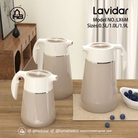 تصویر فلاسک چای ۱ لیتر لاویدار 