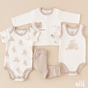 تصویر 13 تکه نیلی طرح مکعب 