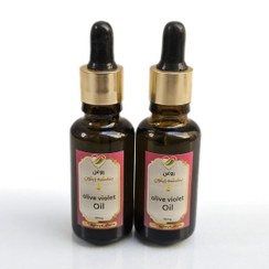 تصویر روغن بنفشه پایه زیتون | روغن گل بنفشه اصل | 30 میل 