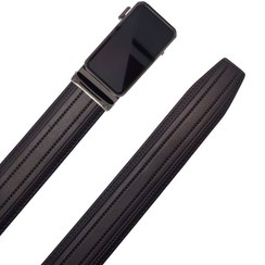 تصویر کمربند مردانه ریلی طبیعی اشبالت گاوی 5009NU7013 مشکی – Men's natural cowhide leather belt, black 