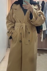 تصویر پالتو فوتر چری کرم 