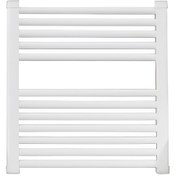 تصویر حوله خشک کن فولادی سفید ایران رادیاتور ارتفاع 60 سانتیمتر 