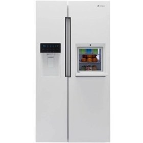 تصویر یخچال ساید بای ساید هیمالیا مدل GALAXY رنگ سفید 