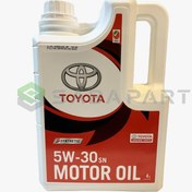 تصویر روغن موتور تویوتا 5W30 SN حجم ۴ لیتر 