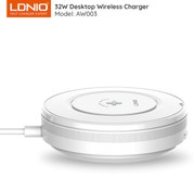 تصویر شارژر وایرلس فست شارژ رومیزی 5 کاره 32 وات الدنیو LDNIO AW003 Desktop Wireless Charger 32W 