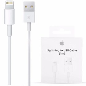 تصویر کابل آیفون lightning to USBاصلی lightning to USB cable