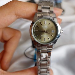 تصویر ساعت مچی زنانه کاسیو رنگی سبز زیتونی 