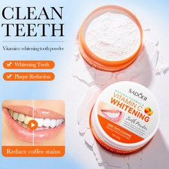 تصویر پودر سفید کننده دندان ویتامین سی سادور Sadur Vitamin C Teeth Whitening Powder