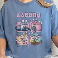 تصویر تیشرت دخترانه طرح لبوبو 