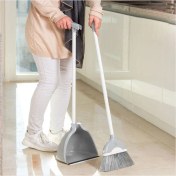 تصویر ست جارو و خاک‌انداز دسته بلند اطلس 