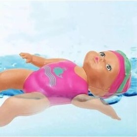 تصویر عروسک های اسباب بازی و لوازم جانبی شنا در سطل آب دریا استخر حمام بادگیر 15 سانتی متری 801115 BYCEGU 