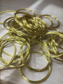 تصویر سیم گلسازی طلایی سایز 0.6 