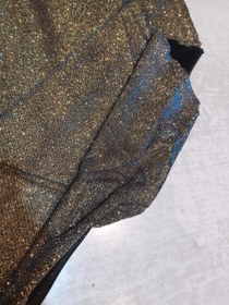 تصویر لمه گلس طلایی آبی 