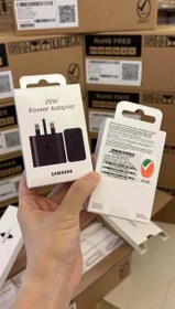 تصویر شارژر ۲۵ وات سامسونگ - سفید 25W charger Samsung