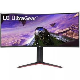 تصویر مانیتور خمیده ال جی مدل 34GP63A-B سایز 34 اینچ LG 34GP63A-B Curved Monitor 34 Inch