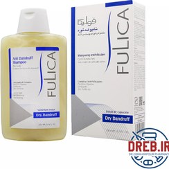 تصویر فولیکا شامپو ضدشوره پوست سرخشک _ fulica anti dandruff shampoo dry scalp 