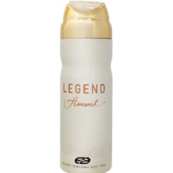 تصویر اسپری بدن زنانه امپر مدل لجند حجم ۲۰۰ میلی‌لیتر رایحه شیرین و گرم ماندگاری ۴۸ ساعته 