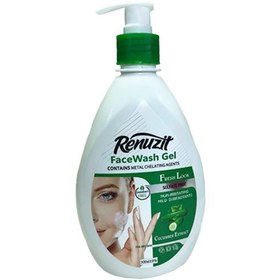 تصویر ژل شستشوی صورت مناسب پوست های خشک 500میل رینوزیت Renuzit Face Wash Gel For Dry Skin 500ml