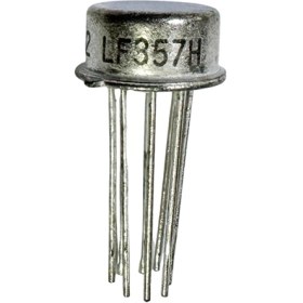 تصویر آی سی آپ امپ LF357H پکیج فلزی METAL CAN اورجینال NS تولید (1985) 