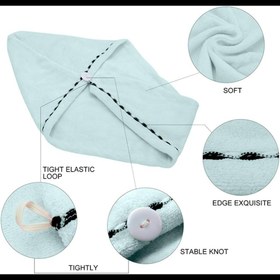 تصویر حوله سر جادویی مدل Magic Dry 