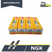 تصویر شمع سوزنی پایه کوتاه پژو 206 تیپ 2 و 3 برند NGK مدل G-power 