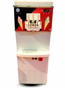 تصویر دستگاه بستنی قیفی هلیلیت لبه رنگی سوپاپی اینورتر دار مدل راین ۱۴۰۰ تک فاز 