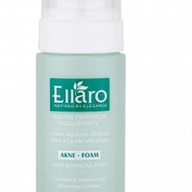 تصویر فوم شستشو صورت الارو مدل AKNE حجم 150 میلی لیتر Ellaro Fresh Balancing Foam For Oily And Akne Skins 150ml