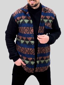 تصویر پیراهن پشمی 031213 آجری 