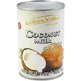 تصویر شیر نارگیل گلدن ولی 400 گرمی – باکس 24 عددی Golden Valley Coconut Milk 400 gr