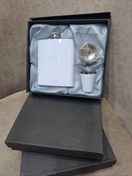 تصویر ست قمقمه جیبی دو شات 250cc سفید کد k530404 